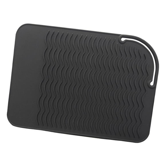 Herramientas profesionales de peinado Zulema Alfombrilla a prueba de calor Negro 23x16.5cm