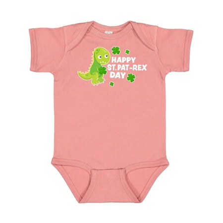 

Inktastic Happy St Pat-Rex Day with Dinosaur Gift Baby Boy or Baby Girl Bodysuit