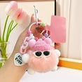 thumbnail image 4 of Hometravel Plush Toy Keychain, Soft Stuffed Animal Figure with Metal Key Ring, Cute Character Accessory for Keys, Backpack, Bag Charm Decoration, 4 of 7