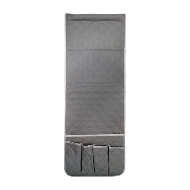 Lipstore Sofa Armrest Organizer Bedside Storage Organizer for Books Magazine Sundries Gray