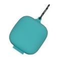 thumbnail image 4 of CIMAXIC Creative Headphone Protection Box Metal Buckle Wireless Headset Storage Case and Silicone Skin Compatible for Pro Headset (Mint Green),3.15"X3.15"X1.38", 4 of 5