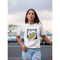 thumbnail image 2 of Taste Of Happiness Manga Style Shaped T-Shirt Women -Image by Shutterstock, Female 3X-Large, 2 of 4