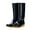 Black, variant on Rubber Boots for Men & Women , Waterproof Rain Boots, Fuzzy Warm No Sliper High Traction Multi-season Dry Mud Boot for Outdoor Work Hunting