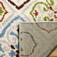 thumbnail image 4 of SAFAVIEH Sagamore Jenessa Geometric Medallion Area Rug, Light Grey/Terracotta, 3' x 5', 4 of 6