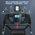 thumbnail image 6 of Simpfree Auto Incline Treadmill 300 lb Capacity, 3.25HP Folding Treadmill for Home, Portable Running Walking Machine with LCD Display, Audio Speaker, App, 12 Preset Programs, Easy Install（Black）, 6 of 9