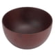 thumbnail image 2 of Tazón de sopa de madera Textura única Tazón de madera exquisito y redondo de forma suave para ensalada de fideos de arroz y frutas, 2 of 10