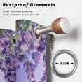 thumbnail image 2 of Outdoor Curtains for Patio Waterproof, Purple Lavender Outdoor Privacy Panels Grommet, Spring Watercolor Wild Flowers Plant Blackout Outside Curtains for Porch/Cabana 54"x108", 2 Panels, 2 of 8