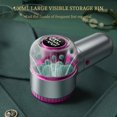 thumbnail image 4 of LOVEVER [Rasoir à Tissu à 6 Lames] 3 Vitesses 6 Lames Rasoir Électrique avec Affichage Numérique / Batterie Rechargeable USB 1200mAh Poignée Ergonomique & Verrou de Sécurité / Inclut Brosse à Peluches & 4 At, 4 of 7