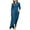 Blue, variant on Womens Tunic Cotton Linen Shirt Dress Elegant Solid House Dress Buttons Lapel V Neck Blouse Button Down Slim Fit Flowy Casual Pockets Smocked Long Sleeve Prom Dress Fashion Slip Blue 8