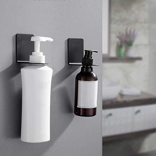 Gel douche porte-bouteille mural en acier inoxydable pompe à savon  distributeur de shampooing support support cintre salle de bain fournitures  