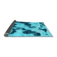 thumbnail image 2 of Ahgly Company Indoor Rectangle Abstract Light Blue Modern Area Rugs, 7' x 9', 2 of 4