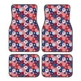 thumbnail image 1 of Fotbe American Stars2 Juego de 4 Tapetes para Auto con Estampado – Alfombrillas de Goma Reforzada, Diseño Antideslizante, Protección para Todo el Año – Vehículos, Autos, Camionetas y SUVs, 1 of 7