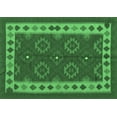 thumbnail image 1 of Ahgly Company Indoor Rectangle Southwestern Emerald Green Country Area Rugs, 5' x 7', 1 of 4