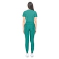 thumbnail image 4 of Natural Uniforms Ultra Stretch Womens Jogger Scrub Set (True Hunter Green, Medium), 4 of 7