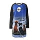 thumbnail image 5 of Nueva moda Casual estampado manga larga cuello redondo contraste Color suéter Top mujer ropa sudadera vestido Fridja  yut1585, 5 of 5