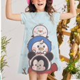 thumbnail image 1 of Nuevo vestido de princesa de verano para niñas vestido de manga corta dulce Disney Minnie Mickey Mouse estampado Vestidos ropa bebé niños ropa 7T Gao Jinjia LED, 1 of 2