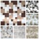 thumbnail image 2 of Azulejos autoadhesivos para salpicadero, de aluminio, para despegar y pegar, para decoración de paredes de cocina y baño, 2 of 5