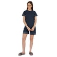 thumbnail image 2 of Inkmeso 2 Pcs Solid Sleepwear Sets For WoMen's Short Sleeve Top And Short Loungewear Set, 2 of 7