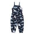 thumbnail image 3 of Toddler Girls Kids Jumpsuit One Piece Floral Dinosaur Playsuit Strap Romper Summer Outfits Clothes, 3 of 8
