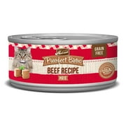 (24 Pack) Merrick Purrfect Bistro Grain-Free Beef Pate Wet Cat Food, 5.5 oz. Cans