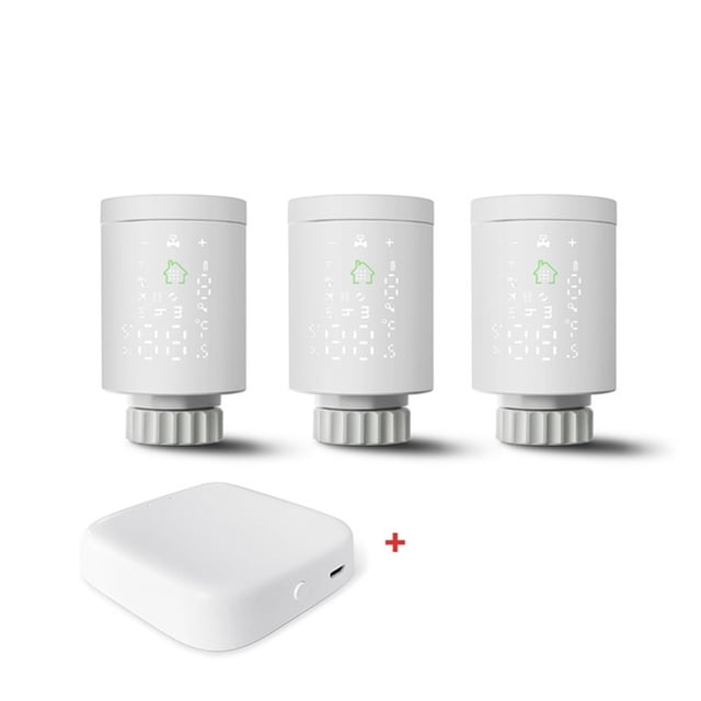 Smart Radiator Thermostat Valve,Tuya Thermostatic Radiator Valve Actuator Controller Work ,Easy to Install