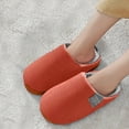 thumbnail image 2 of VOGUES Slippers for Women Retro Soft Plush Warm Slip-on fuzzy slippers, Cozy Indoor Outdoor Slippers, 2 of 6