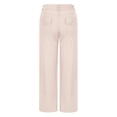 thumbnail image 4 of Summer Savings Clearance! Edvintorg Woman Loose Work Pants Fashion High Waist Wide Leg Pants Trousers Solid Color Versatile Casual Suit Pants Beige M, 4 of 5
