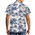 thumbnail image 3 of Garronmavis Coconut Tree Matching Couple Outfits Men's Button Up Shirt Size 6XL Comfort Summer Beach Tops Large Tall Shirts and Women's Short Sleeve Shirts Hawaiian Tops, 3 of 8