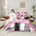thumbnail image 4 of Castle Fairy Graffiti Splash 2pcs Bedding Comforter Set,Oil Painting Twin Comforter Sets,Mid Century Breathable Bedding Set,Ultra Soft Abstract Home Decor,Reversible, 4 of 8