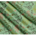 thumbnail image 3 of Soimoi Cotton Poplin Fabric Leaves & Palm Fruits Printed Craft Fabric by the Yard 42 Inch Wide, 3 of 7
