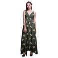thumbnail image 1 of Bimba Butterfly Ladies Printed Resort Maxi DrawstringDressSpaghetti Strap Beach Wear-XXX-Large, 1 of 1