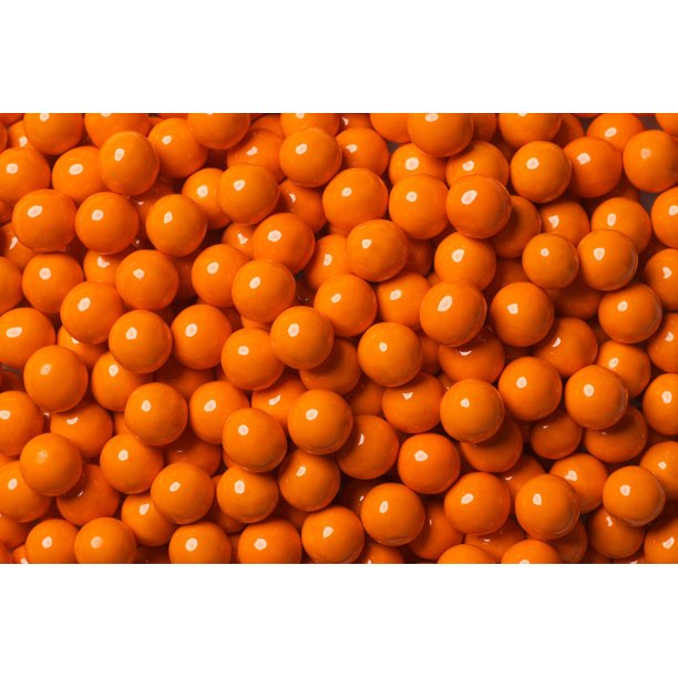 SweetWorks Celebration Sixlets Chocolate Candy Beads - Orange, 100 g