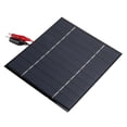 thumbnail image 4 of Poly Mini Solar Cell Panel Module, Mini Solar Charging Panel 150x130mm Stable Lightweight 2.5W 5V Tiger Clip  for Ship for RV for Planting, 4 of 7