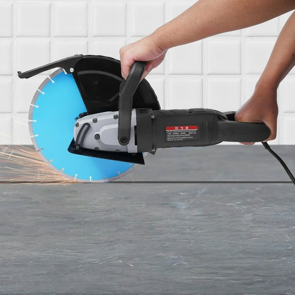 Miumaeov Electric Concrete Saw 14" 3000W Electric Corded Circular Concrete Saw Speed 3800Rpm Maximum Depth of Cut 5.31in