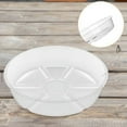 thumbnail image 2 of 10 Pack Plant Saucers Drip Tray 6 Inch Clear Plastic Flower Pot for Indoor Plants, Pots, 2 of 8