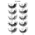 thumbnail image 4 of 5 Pairs False Eyelashes Fox Eye, Natural Look Fluffy Wispy Cat Eye Fake Lashes Faux Mink Strip Lashes, 4 of 8