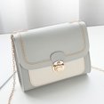 thumbnail image 1 of Versión coreana del bolso de mujer de costura, bolso de un solo hombro con hilo bordado y billetera cero, 1 of 6