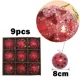 thumbnail image 4 of Bola navideña grande de cristal con incrustaciones de 8 cm, adornos creativos para colgar en el árbol de Navidad, decoraciones navideñas colgantes, 4 of 5