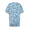 thumbnail image 5 of Women Tops under $5! Cagogo Women Plus Size Henley T Shirts Polka Dots Short Sleeve Dressy Business Casual Tunic Tops V Neck Summer Trendy Fashion Tee Shirts Outfits Clothes, 5 of 5
