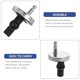 thumbnail image 2 of 1 Set Toilet Seat Hinge Fixing Screws Expanding Rubber Bolts Toilet Seat Tightening Bolts, 2 of 2