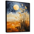 thumbnail image 2 of Designart "Gold and Sky Yellow Blue Prairies VII" Landscape & Nature Floater Framed Canvas Print, 2 of 7