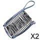 thumbnail image 1 of Peines de mujer Fernando Clips tipo plátano bandeja para horquillas azul 2 piezas, 1 of 8
