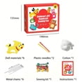 thumbnail image 5 of DIY Doll Sewing Toys,Doll Sewing Kit for Kids, Children's DIY Handcraft Sewing Fun Kits, Handmade Creative Material Package for Beginner Kids Sewing 8-12 Art & Crafts Kit, 5 of 11