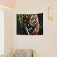 thumbnail image 6 of ZFLMY Tiger Forest Wildlife Wall Hanging 100% Polyester Tapestry for Home Decorative Wall Hanging, Bedroom, Living Room Decoration 40x30in, 6 of 6