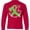 Red, variant on Inktastic Love and Care Mental Health Awareness Green Ribbon Long Sleeve Youth T-Shirt