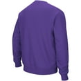 thumbnail image 2 of Men's Colosseum Purple LSU Tigers Arch & Logo Crew Neck Sweatshirt, 2 of 4