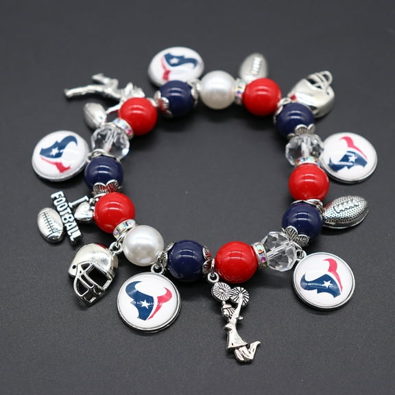 Classic Football Team Bracelet for Moms Dads Football Fans Game Day Bracelets Party Favors Gifts