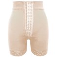 thumbnail image 2 of Pantalones moldeadores de cintura alta con hebilla de tres filas de malla gruesa, pantalones con cintura de encaje para adelgazar el abdomen, pantalones cruzados para adelgazar el abdomen, 2 of 5