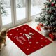 thumbnail image 2 of Yhmxh Alfombrillas de baño para baño Alfombra de baño Tapete navideño absorbente para cocina y baño Decoración del baño, 2 of 5