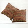 thumbnail image 6 of Ambesonne African Throw Pillow Cover 2 Pack, Leopard Cheetah Skin, 16", Orange Amber and Sepia, 6 of 7